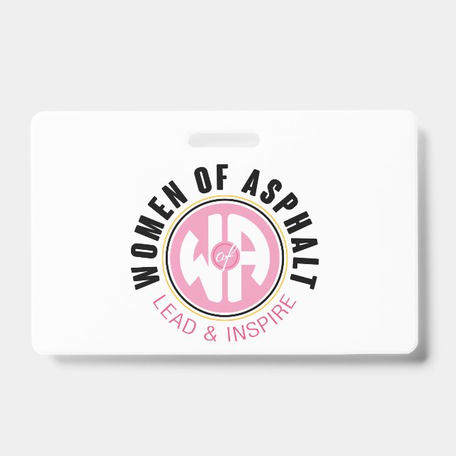 Women of Asphalt Badge ID Badge (Front)