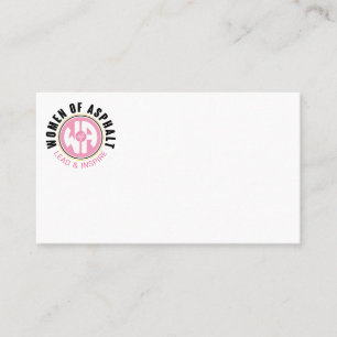 Women of Asphalt Business Card
