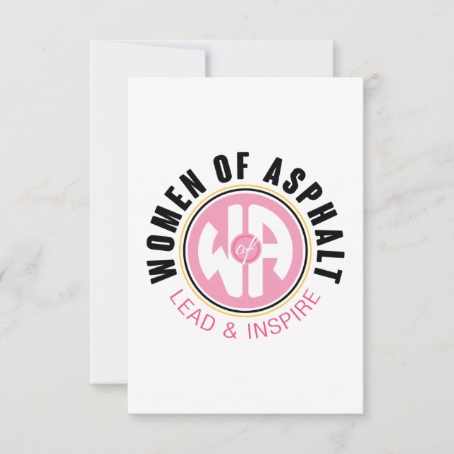 Women of Asphalt Flat Thank You Card (Front)