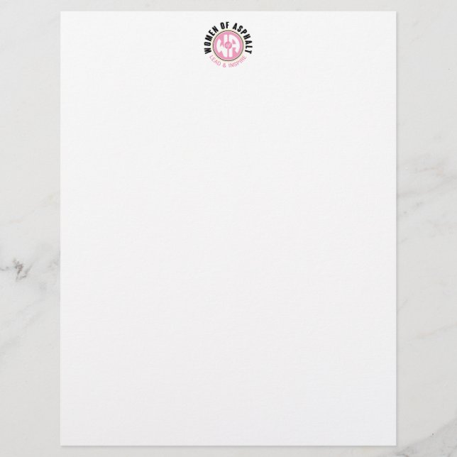 Women of Asphalt Letterhead  (Front)