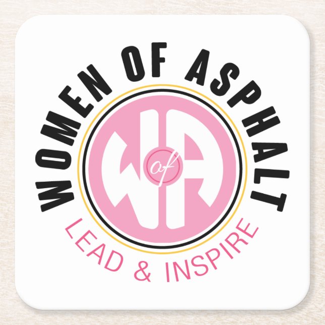 Women of Asphalt Paper Coaster (Front)