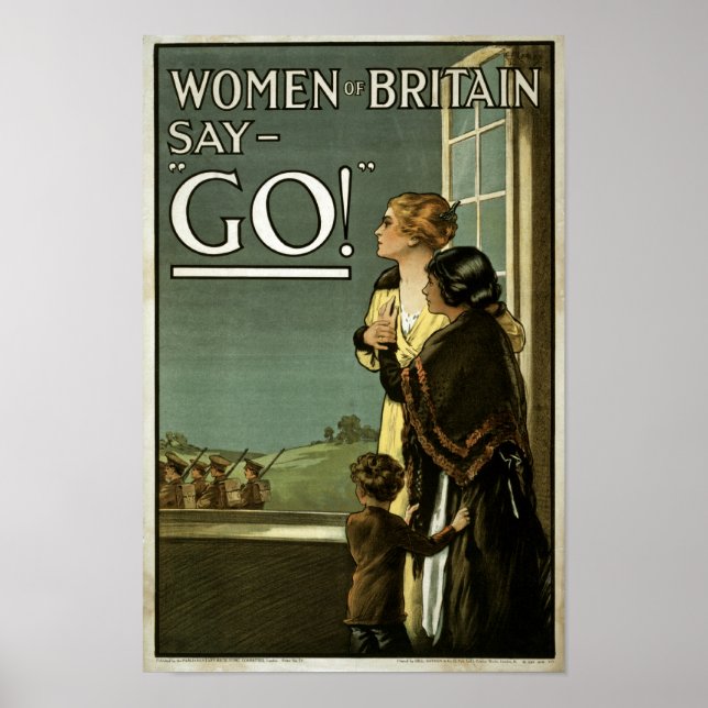 Women of Britain Say GO! (canvas) Poster (Front)