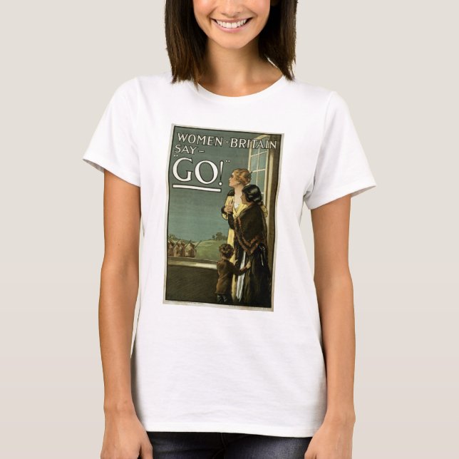 Women of Britain Say GO! T-Shirt (Front)