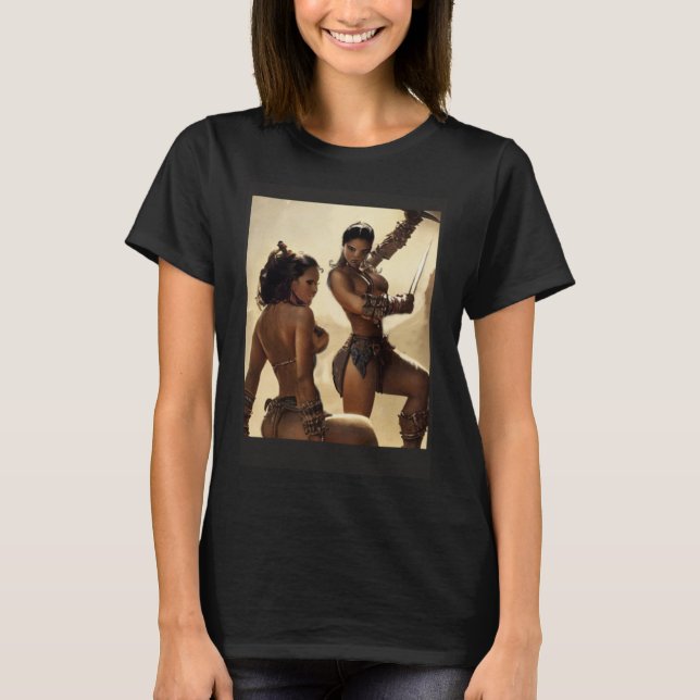 Women of Kali Arnis Escrima by Artist Don Castillo T-Shirt (Front)