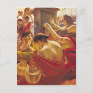 Women of Madura at a Fountain Postcard