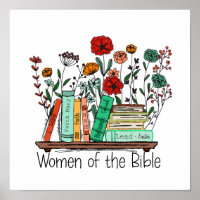 Women of The Bible,Floral Christian
