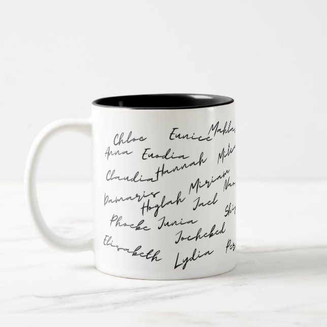 Women of the Bible Mug (Left)