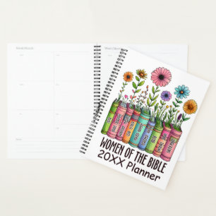 Women of the bible with wildflowers planner