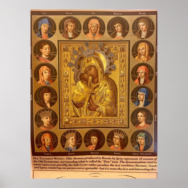 Women of the Old Testament with Our Lady Poster (Front)
