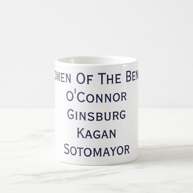Women of the Supreme Court Bench Mug (Center)