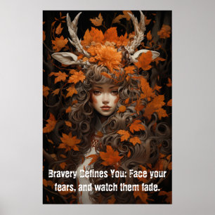 Women of the woods: Bravery Face your fears Poster