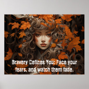 Women of the woods: Bravery Face your fears Poster