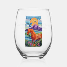 Women of Valor Quilt Wine Glass