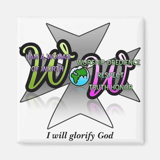 Women of Worth Creed Magnet (Front)