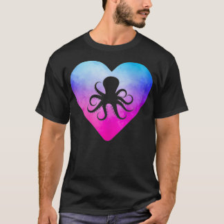 Women or Girls Octopus  T-Shirt
