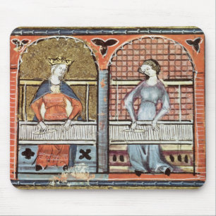 Women,Ovide Moralise written by Chretien Legouais Mouse Mat