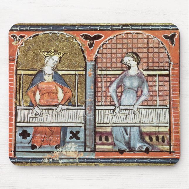 Women,Ovide Moralise written by Chretien Legouais Mouse Mat (Front)