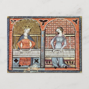 Women,Ovide Moralise written by Chretien Legouais Postcard