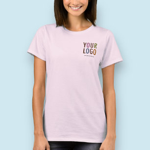 Women Pink Polo Shirt with Custom Logo No Minimum