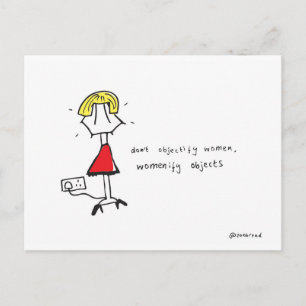 women postcard