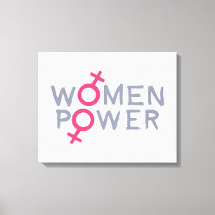 Women Power Canvas Print