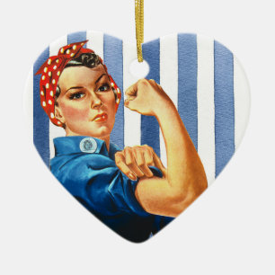 Women Power Ceramic Ornament