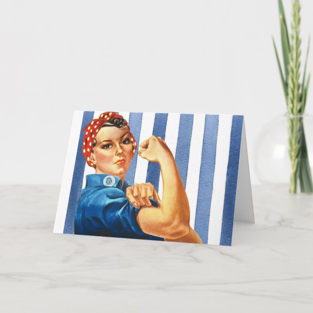 Women Power Greeting Card (Front)