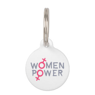 Women Power Pet Tag
