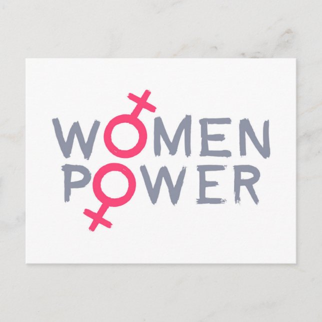 Women Power Postcard (Front)