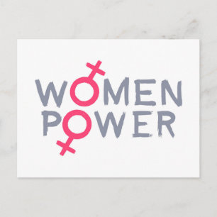 Women Power Postcard