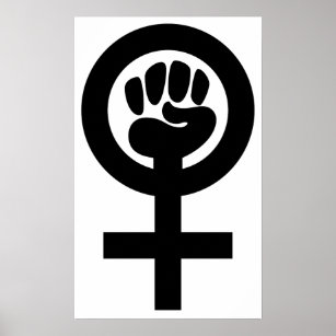 Women Power Symbol Poster