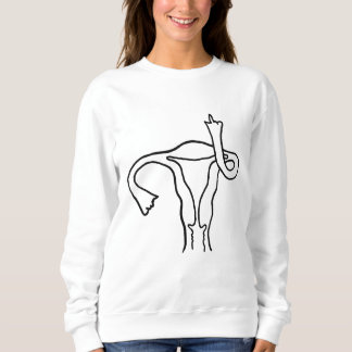 Women Pro Choice Reproductive Rights Uterus Middle Sweatshirt