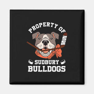 Women Property Of Sudbury Bulldog Fun Magnet