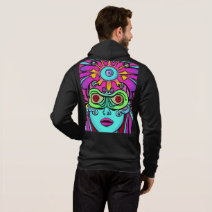 WOMEN PSICODELIC HOODIE