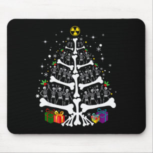 Women Radiology Skeleton Christmas Tree Xray Tech Mouse Mat