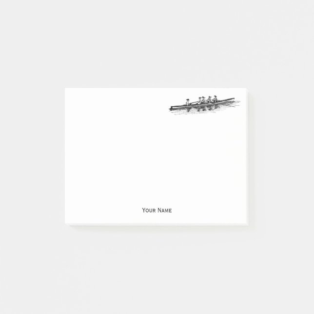 Women Rowing Rowers Crew Team Water Sports Post-it Notes (Front)