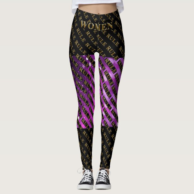 WOMEN RULE LEGGINGS (Front)