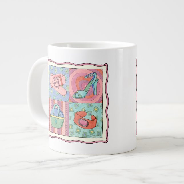 Women’s Accessories by Chariklia Zarris Large Coffee Mug (Front Left)