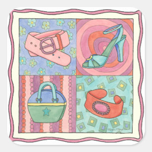 Women’s Accessories by Chariklia Zarris Square Sticker