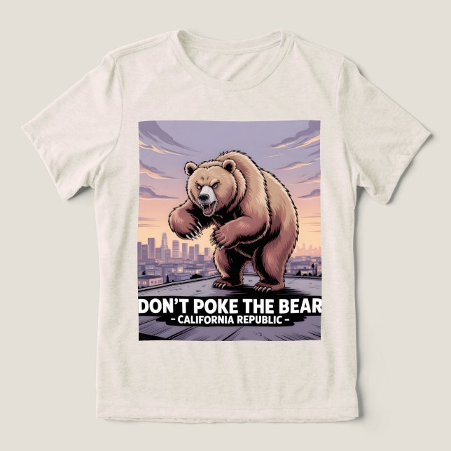 Women’s California Republic Bear Statement Tee (Design Front)