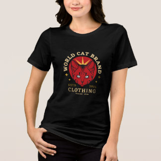 Women’s Cat T-Shirt 🐾 Aesthetic & Funny Cat Desig Tri-Blend Shirt