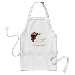 Women’s Christian Bible Faith Verse: Be Thankful Standard Apron