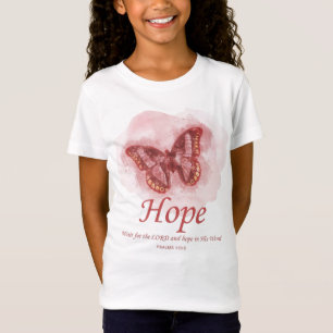 Women’s Christian Butterfly Bible Verse: Hope T-Shirt