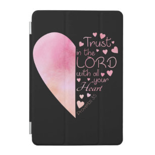 Women’s Christian Heart Faith Trust in the Lord iPad Mini Cover