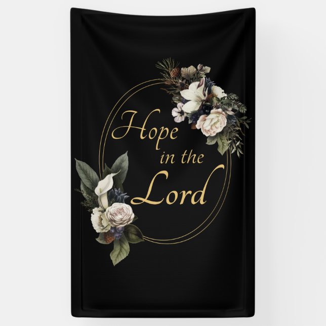 Women’s Christian Hope in the Lord Inspirational Banner (Vertical)