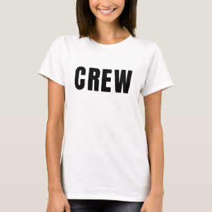 Women’s CREW White Tee – Simple & Stylish