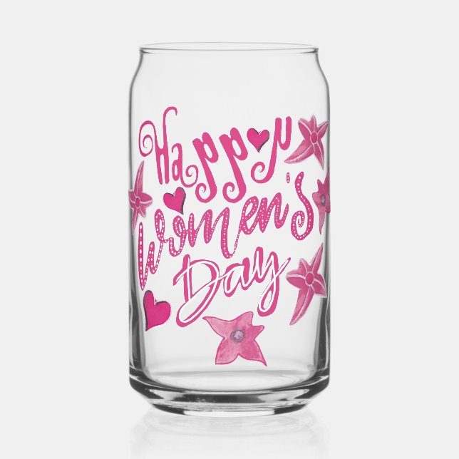 Women’s Day Can Glass (Front)