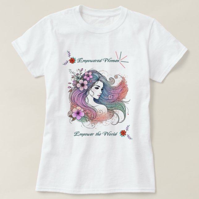 Women’s Day Inspirational T-Shirt (Design Front)
