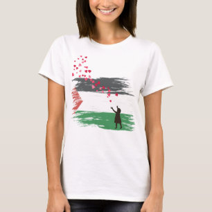 Women’s Free Palestine T-Shirt – Gaza Orphan Aware