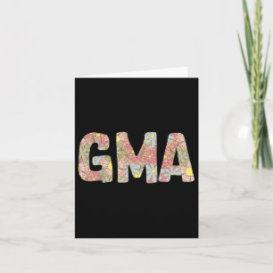 Women’s Gma Floral Shirt Funny Mum Life Flower Mot Card